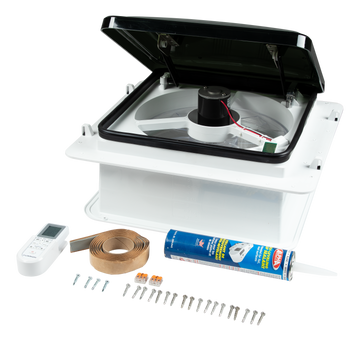 Furrion RV Roof Vent Fan with Electronic Lid Exhaust & Intake - 14"