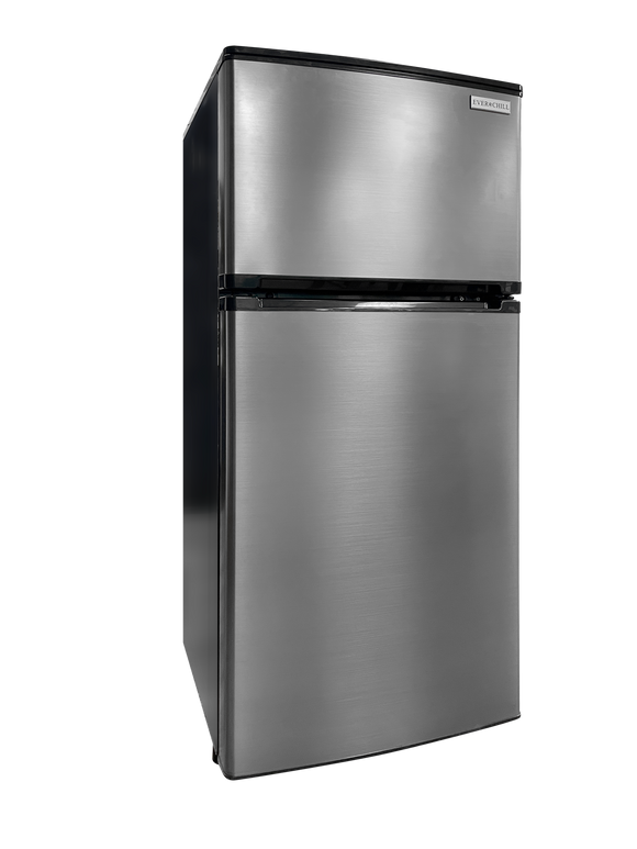 Everchill 4.5 Cubic Foot 12 Volt Right Hand Hinge Stainless Steel Refrigerator #WD-127FDC/RHH