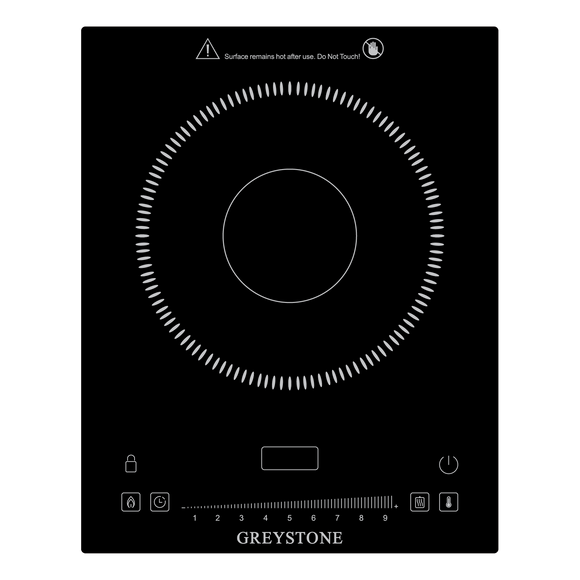 GREYSTONE SINGLE BURNER INDUCTION COOKTOP 120V/60HZ, 1800W #B301