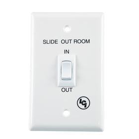 Lippert In-Wall® Interior In/Out Switch for RV Slide-Outs - White #120639