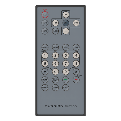 Furrion Replacement Remote Control for DV7100 Entertainment System #C-DV7100-RC