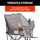 Lippert Comfort Series Double Wide Padded Sofa - Tan-8