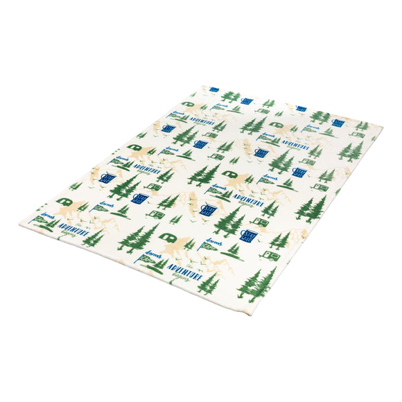 Wander & RestThrow Blanket- Adventure Begins Design, 50"x 72"