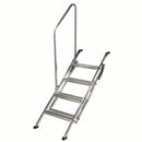 Lippert Victory Step® Toy Hauler & RV Patio Steps with Entry Assist Handrail-2