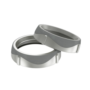 Furrion 30A Replacement Ring, Plastic, Titanium #F30RNG-SS