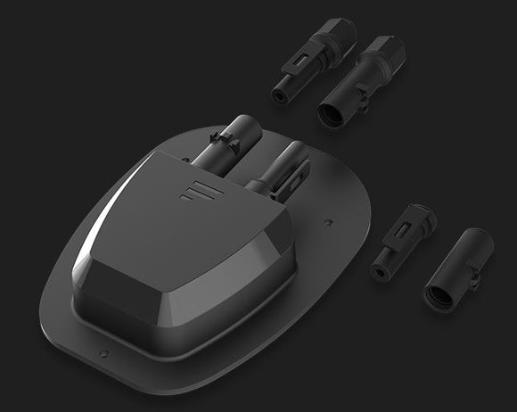 Furrion 2-Plug Rooftop Solar Panel Connection Box #FSEB30JWO-BL