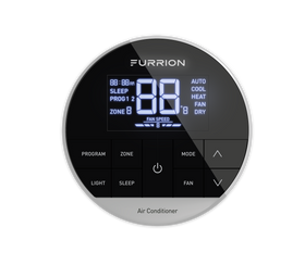 Furrion Chill® Standard Single-Zone RV Thermostat - 2 Fan Speeds, Black (R410A Refrigerant Compatible) #FACW10SA-BL