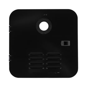 Girard RV Water Heater Door Installation Kit - 6 Gallon (Suburban), Black #2GWHDB