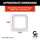 Girard RV Water Heater Door Trim Ring-3