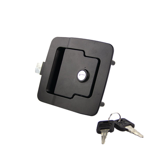 Lippert RV Baggage Door Lock with Global Latch - Black #346693