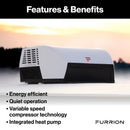 Furrion Chill Cube Variable Speed RV Rooftop Air Conditioner(R32)with Heat Pump-18KBTU, Ducted-10