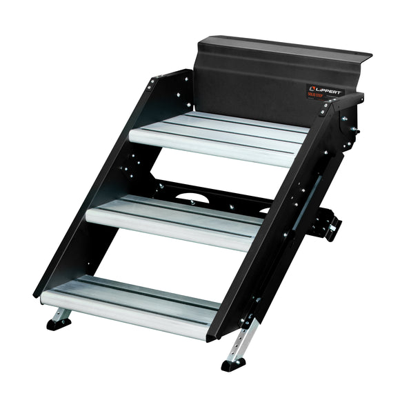 Lippert Solid Step® Premium RV Steps - 26" Triple