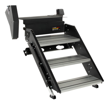 Lippert Solid Step 4.0 Premium RV Steps with Lift Assist - Triple