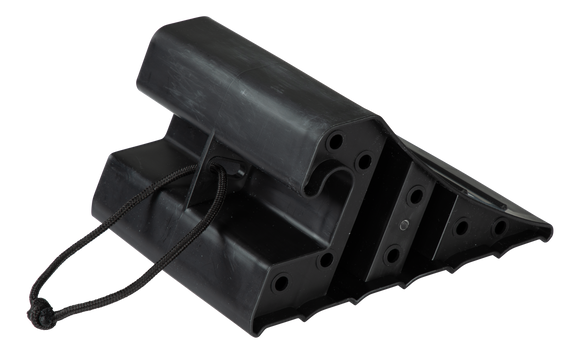 Lippert Large Plastic Wheel Chock with Rope #2025022180