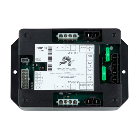 Dual Room Slide-Out Controller with Programmable Stop