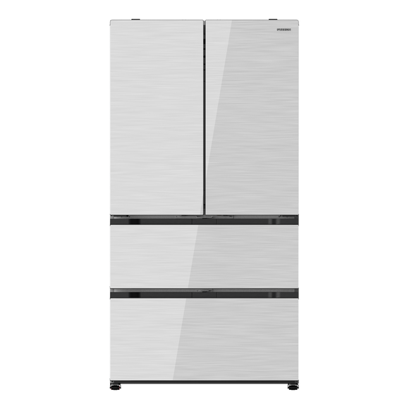 Furrion 19.6 CUFT 12V REFRIGERATOR WITH FRENCH DOOR / ICE MAKER / SS GLASS DOORS #FCR20DCAFA-SG
