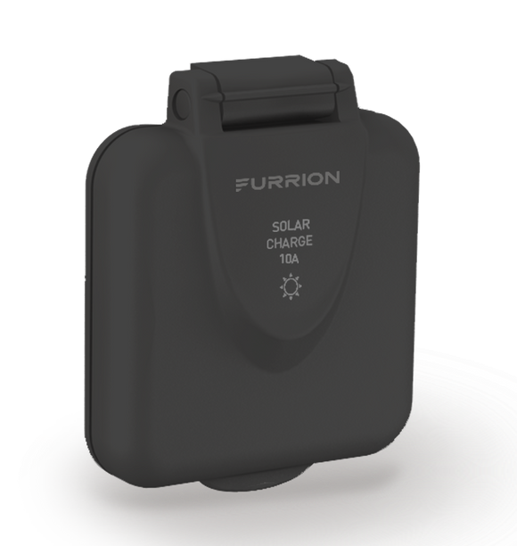 Furrion 10A RV Solar Port Inlet - Black #FSPINS-BS-OEM