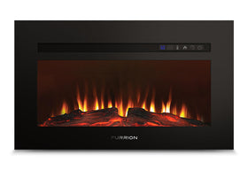 Furrion Built-In Electric RV Fireplace - Wood Platform, 30" #FF30SW15A-BL