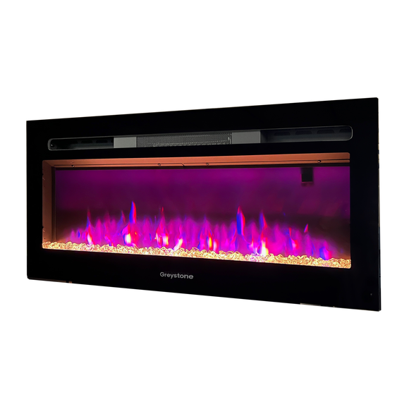 Greystone® 3-Color Crystal LED Fireplace - 36" with Remote #F36-18A