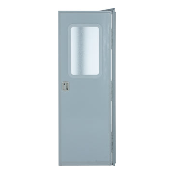 Right Hinge RV Square Entry Door with Screen Door (Polar White)
