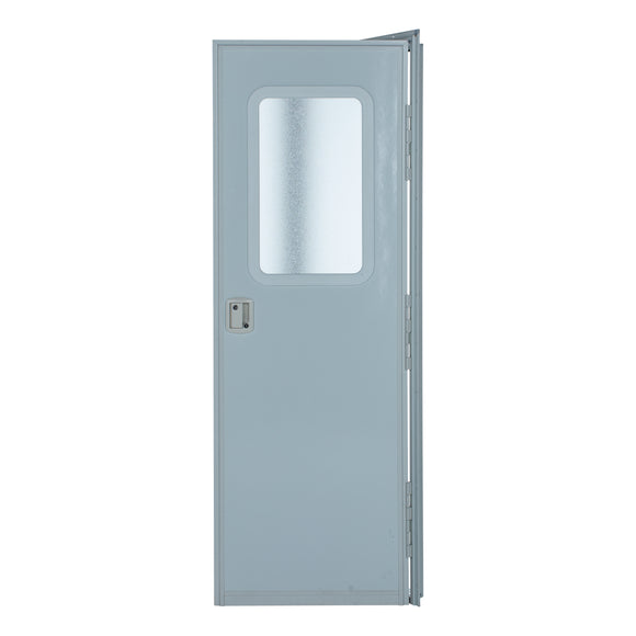Right Hinge RV Square Entry Door with Screen Door (Polar White)