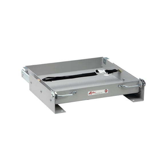 Kwikee® Sliding RV Battery Tray - 16-1/8" with Strap Assembly