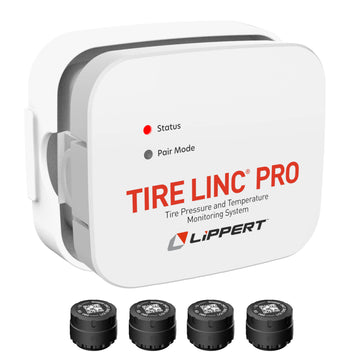 Lippert Tire Linc PRO RV Tire Pressure & Temperature Monitoring System (TPMS) - 4-Tire Sensor Kit #2024115889