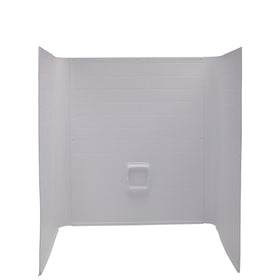 Lippert RV Shower Wall Surround - 40" x 54" x  58" White #210410