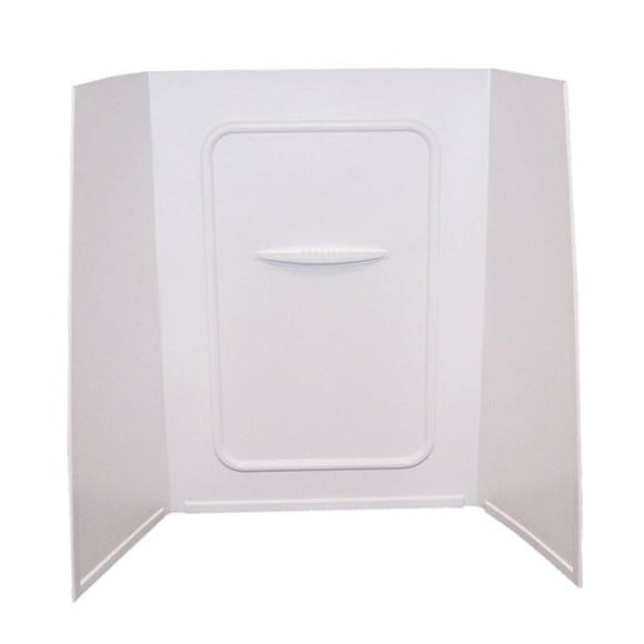 Bath Tub Wall Surround - 35" x 42" x 65" (White)