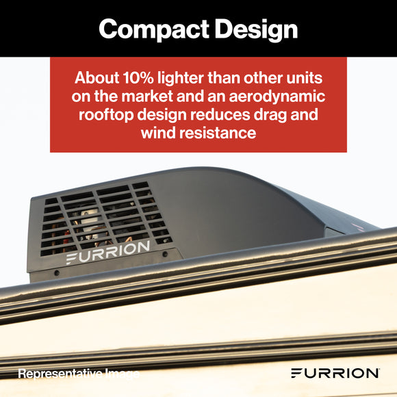 Furrion Chill Cube Variable Speed RV Rooftop Air Conditioner(R32)with Heat Pump-18KBTU, Non-Ducted