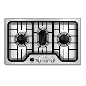 Furrion Chef Collection 3-Burner Gas RV Cooktop - 24" Stainless Steel #FGH4ZSA-SS