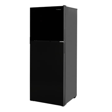 Furrion RV Refrigerator - 12V, 10.6 cu. ft., Black Glass Finish