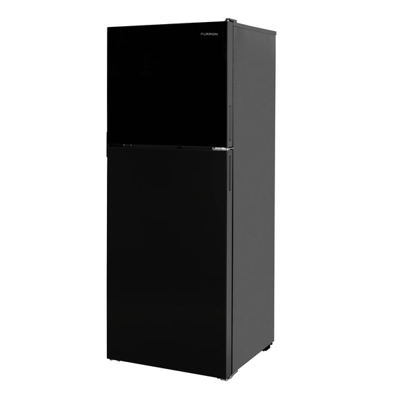Furrion RV Refrigerator - 12V, 10.6 cu. ft., Black Glass Finish