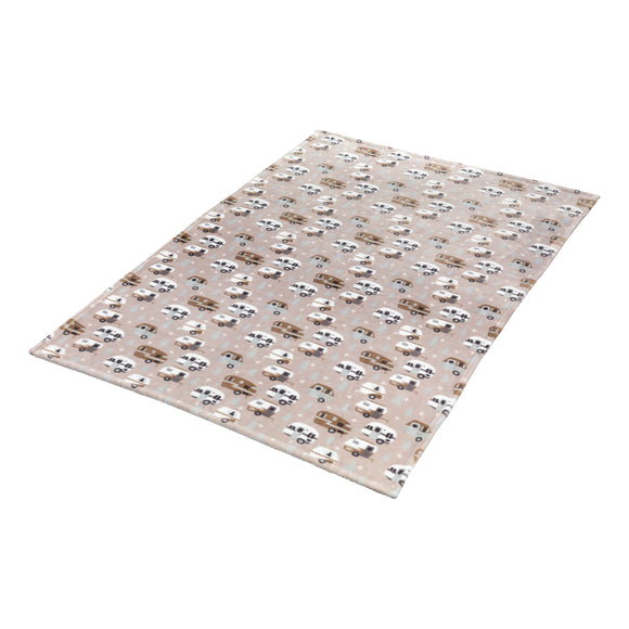 Wander & RestThrow Blanket- HappyCamper Design, 50"x72"