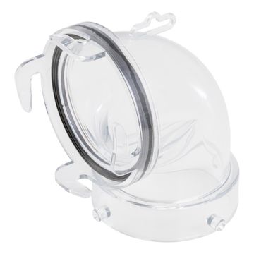 90 Clear RV Sewer Adapter
