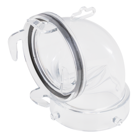 90 Clear RV Sewer Adapter