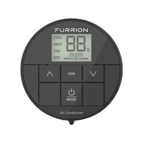 Furrion Chill Single-Zone Basic Backlit LED Wall Thermostat - Black, 2 Fan Speeds (R32) #FACW10ESSA2-BL-AM