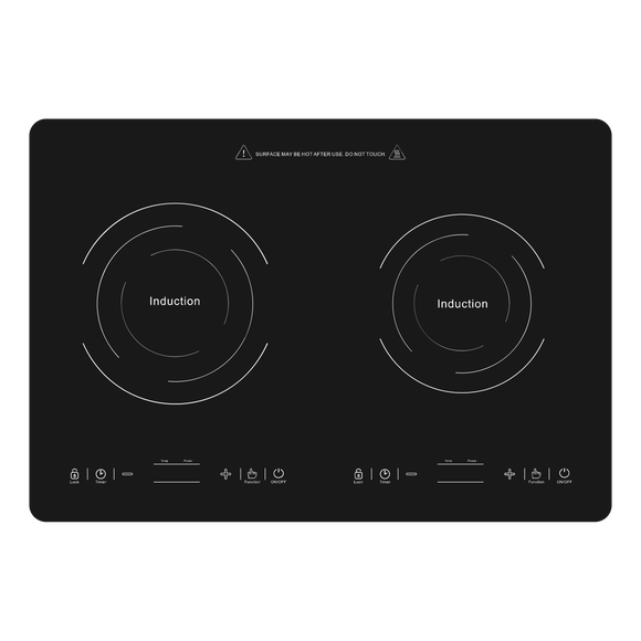 GREYSTONE DOUBLE BURNER INDUCTION COOKTOP 120V/60HZ,1800W
