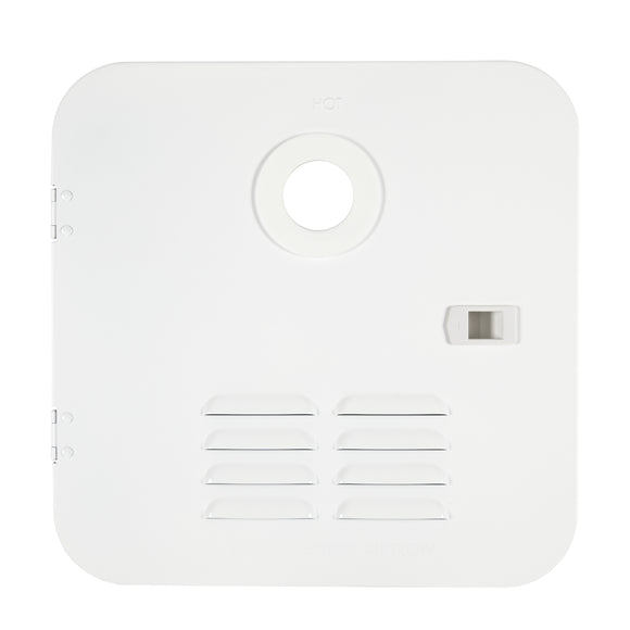 Girard RV Water Heater Door Installation Kit - 6-Gallon (Atwood/Dometic), Polar White #2GWHDA6