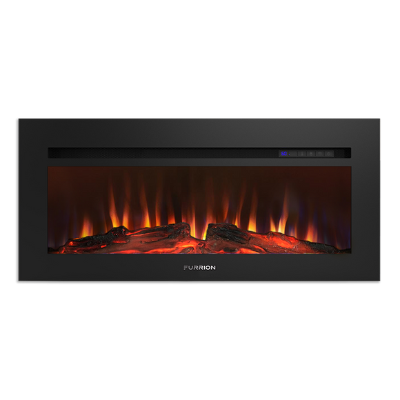 Furrion Built-In Electric RV Fireplace - Wood Platform, 40" #FF40SW15A-BL