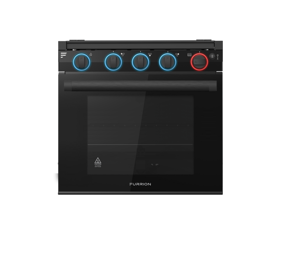 Furrion 2-in-1 RV Gas Range Oven - 21" Black #F1S21L03A-BL