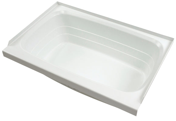 Bathtub with Right Drain; 27" x 54" (White)