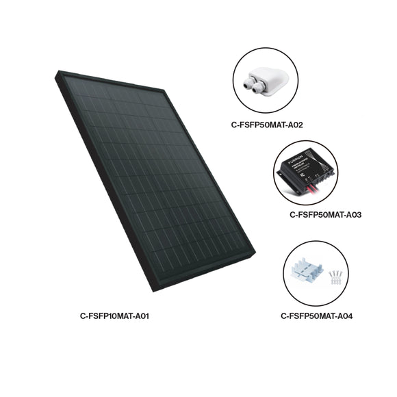 Furrion 100W RV Solar Battery Maintainer #FSFP10MAT-BL