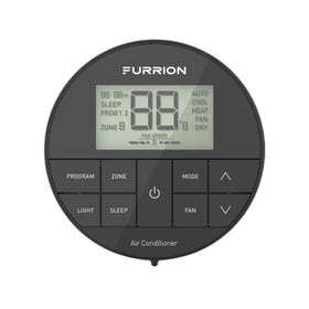 Furrion Chill® Multi-Zone Wall Thermostat - Black, 3 Fan Speeds