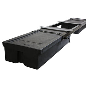 Lippert RV Underchassis Standard Double Bin Storage System - 96" x 21" #175180