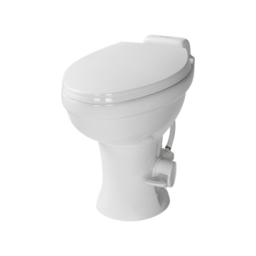 Flow Max™ RV Toilet - Elongated Ceramic Bowl