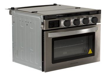 Greystone® Gas Digital RV Range - 12V, 17"  #CF-RV17-D