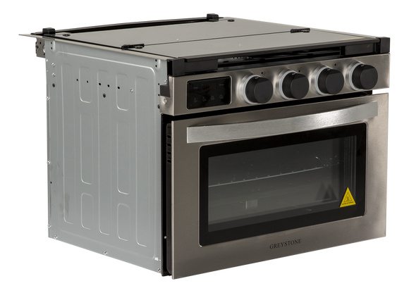 Greystone® Gas Digital RV Range - 12V, 17"  #CF-RV17-D