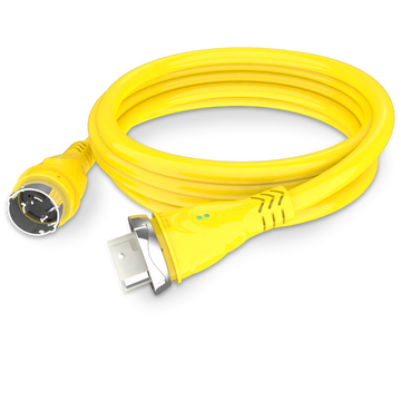 Furrion Powersmart™ 50' RV Power Cord - 50A, 125/250V, Yellow #F50250-SY-AM