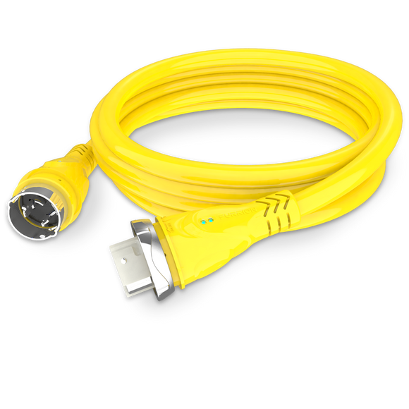 Furrion Powersmart™ 50' RV Power Cord - 50A, 125/250V, Yellow #F50250-SY-AM